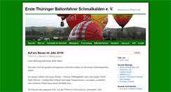 Desktop Screenshot of erste-thueringer-ballonfahrer.de