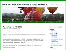 Tablet Screenshot of erste-thueringer-ballonfahrer.de